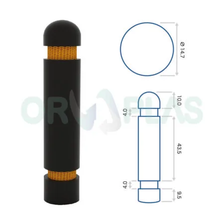 Bolardo Modelo 1 para Ciclovía