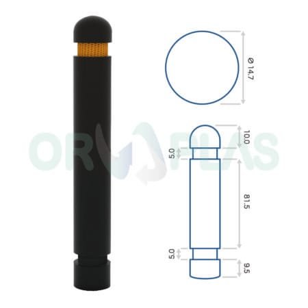 Bolardo Modelo 2 para Ciclovía