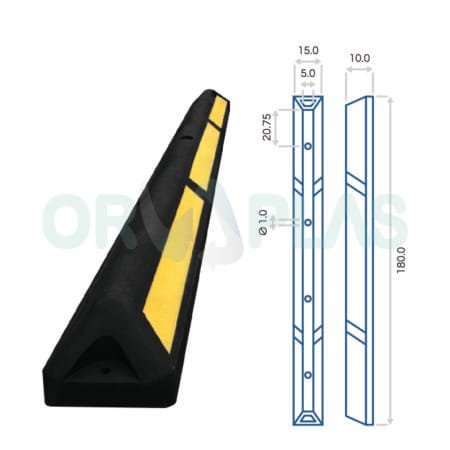 Bolardo Modelo 3 para Confinamiento Vehicular