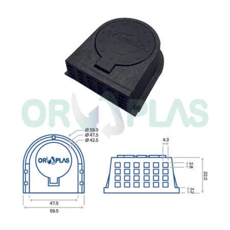 Boca de Tormenta Pluvial para Banqueta